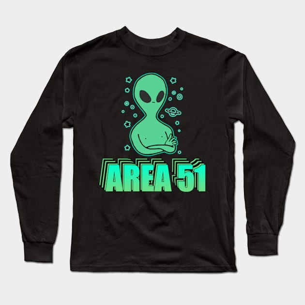 Storm Area 51 Memes Long Sleeve T-Shirt by Barnyardy